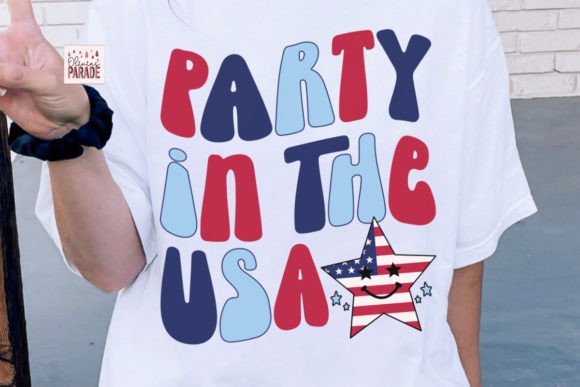 4th of July Party in the USA PNG: Vibrant Design for Your Projects