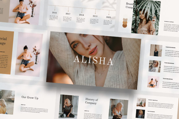 Alisha: A Modern Google Slide Template for Polished Presentations