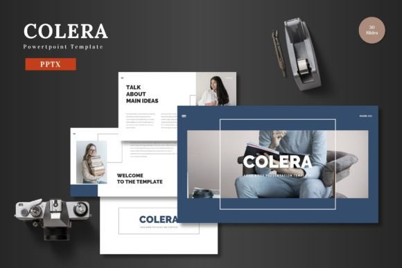 Colera: A Modern PowerPoint Template for Dynamic Presentations