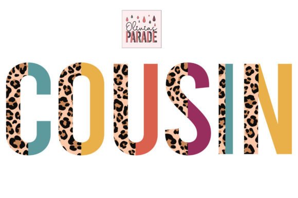 Cousin Leopard Print Rainbow Sublimation: A Creative Design Asset