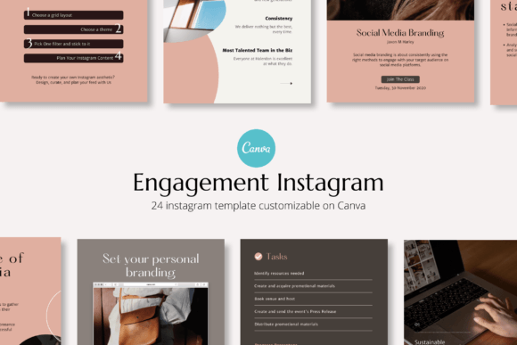 Engagement Canva Instagram Template