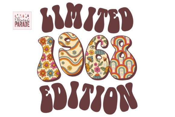 Groovy 60s & 1968 Limited Edition PNGs for Retro Design