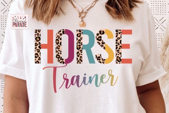 Horse Trainer Leopard Print Png: Wild Style for Your Designs